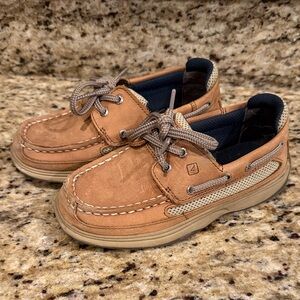 Sperry Kids Brown Moccasins